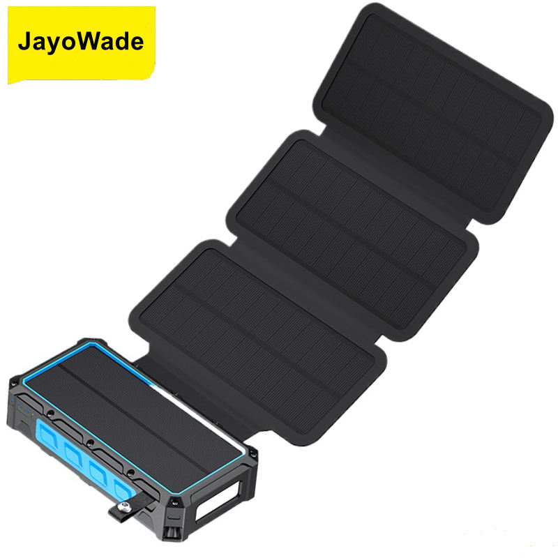 TitanVolt 20,000mAh Rugged Solar Power Bank - Ultimate Outdoor Portable Charger