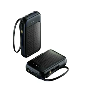 LuminaView Solar Power Bank with Camping Light (20,000mAh)