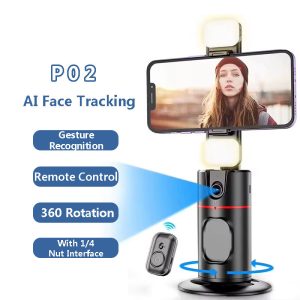 GestureTrack P02 | AI Facial Tracking Desktop Gimbal
