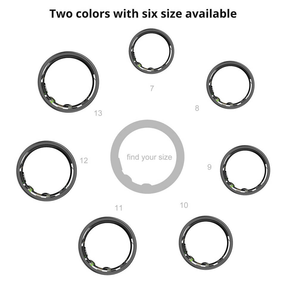 Zenith Pro Smart Ring – Elite Health & Fitness Tracker | IP68 Waterproof | App-Connected Wellness - Image 2